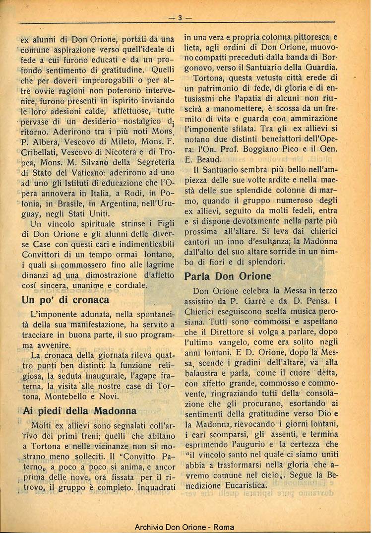 La piccola Opera della Divina Provvidenza, 29, 06, 01-06-1934, pagina 3