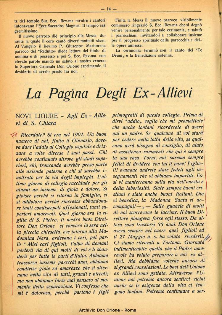 La piccola Opera della Divina Provvidenza, 29, 07, 01-07-1934, pagina 14