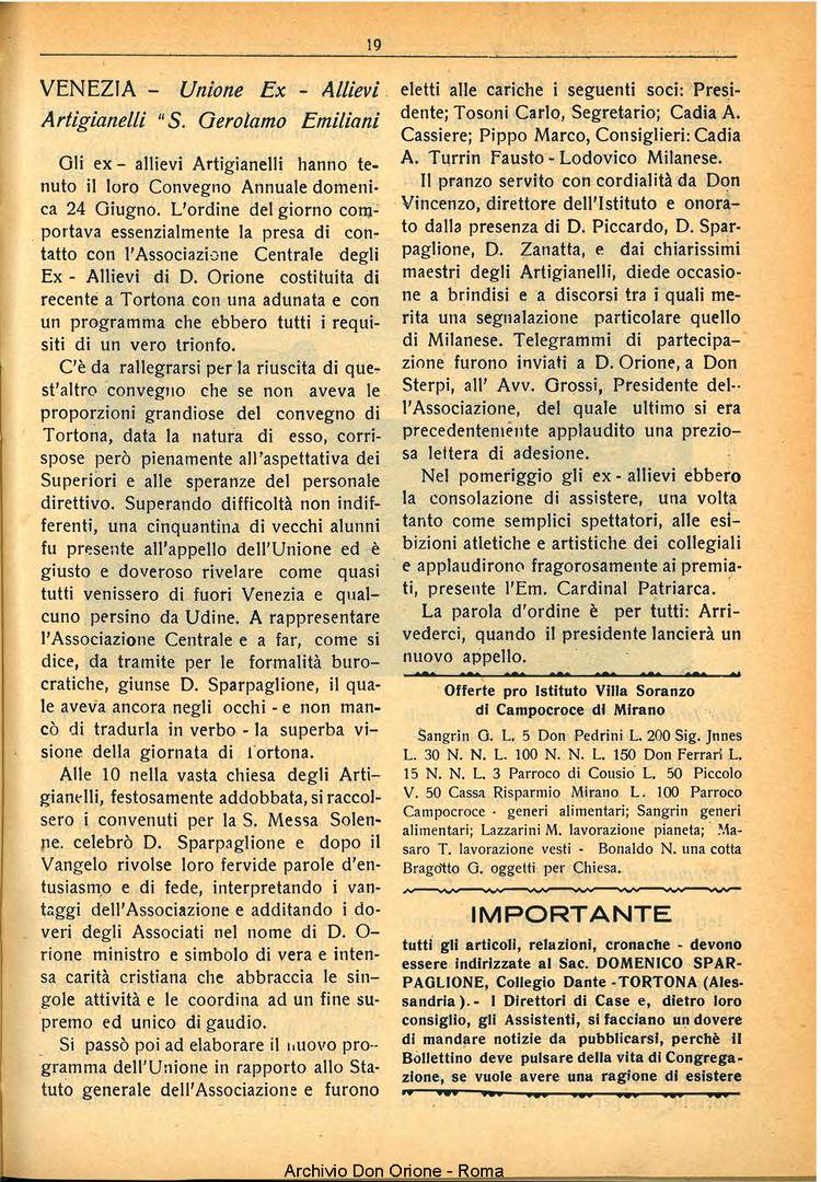 La piccola Opera della Divina Provvidenza, 29, 07, 01-07-1934, pagina 19