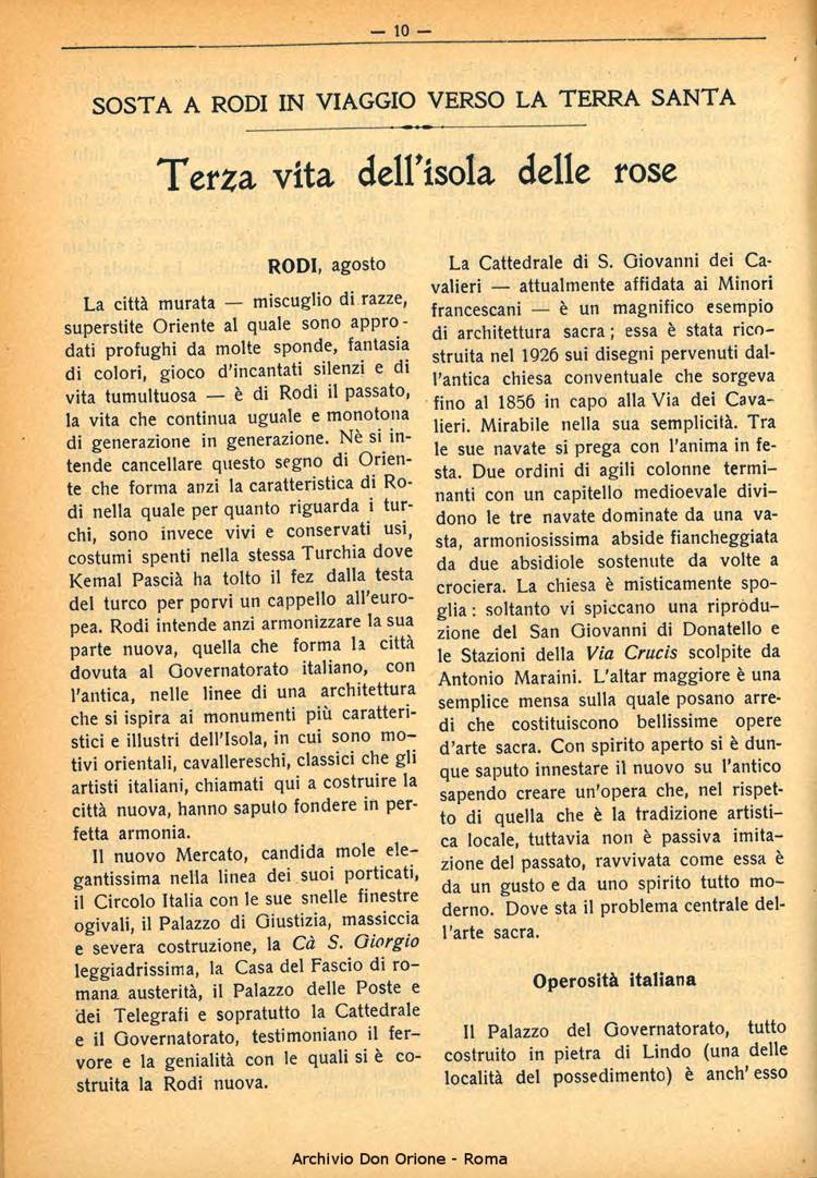 La piccola Opera della Divina Provvidenza, 29, 08, 01-08-1934, pagina 10