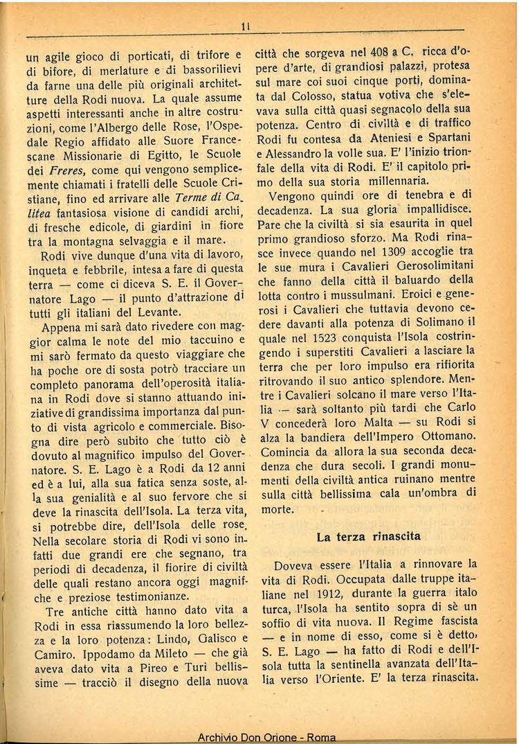 La piccola Opera della Divina Provvidenza, 29, 08, 01-08-1934, pagina 11