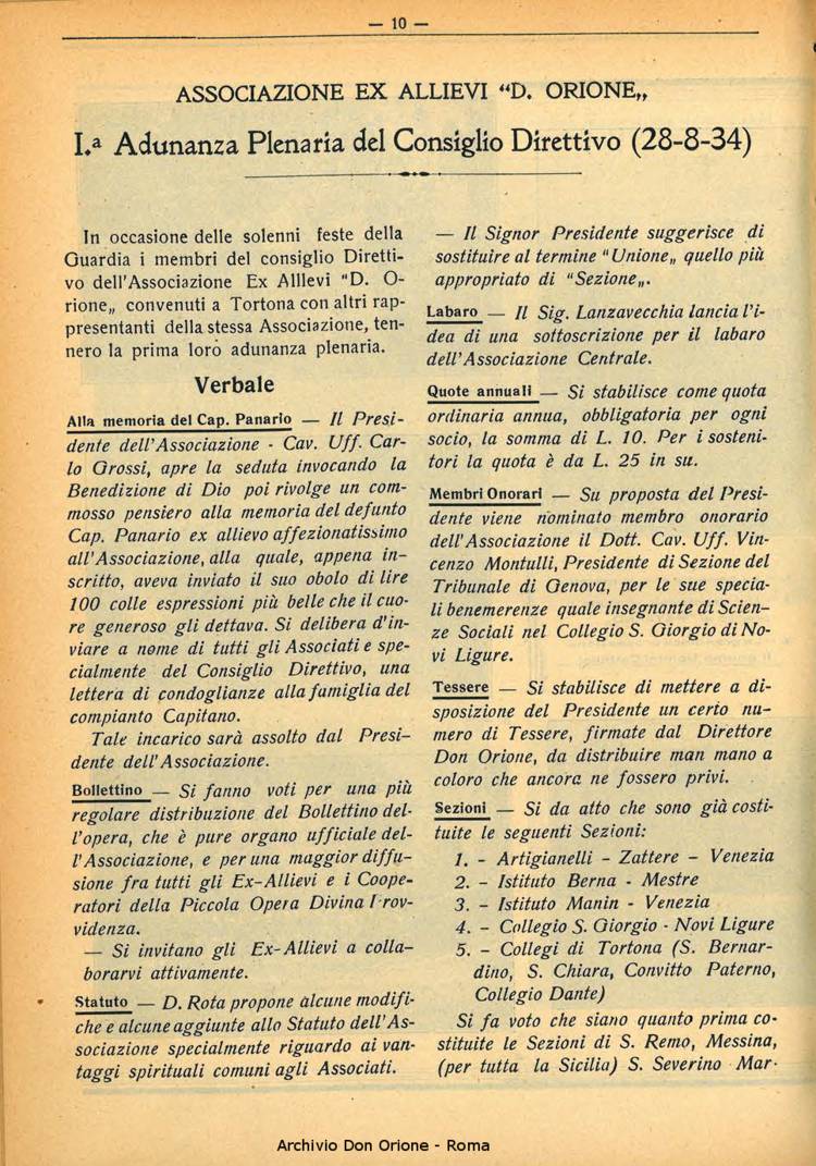 La piccola Opera della Divina Provvidenza, 29, 09, 01-09-1934, pagina 10