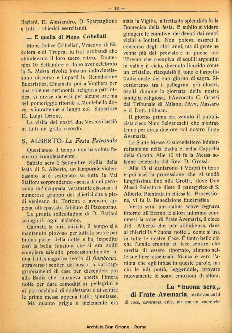 La piccola Opera della Divina Provvidenza, 29, 09, 01-09-1934, pagina 12