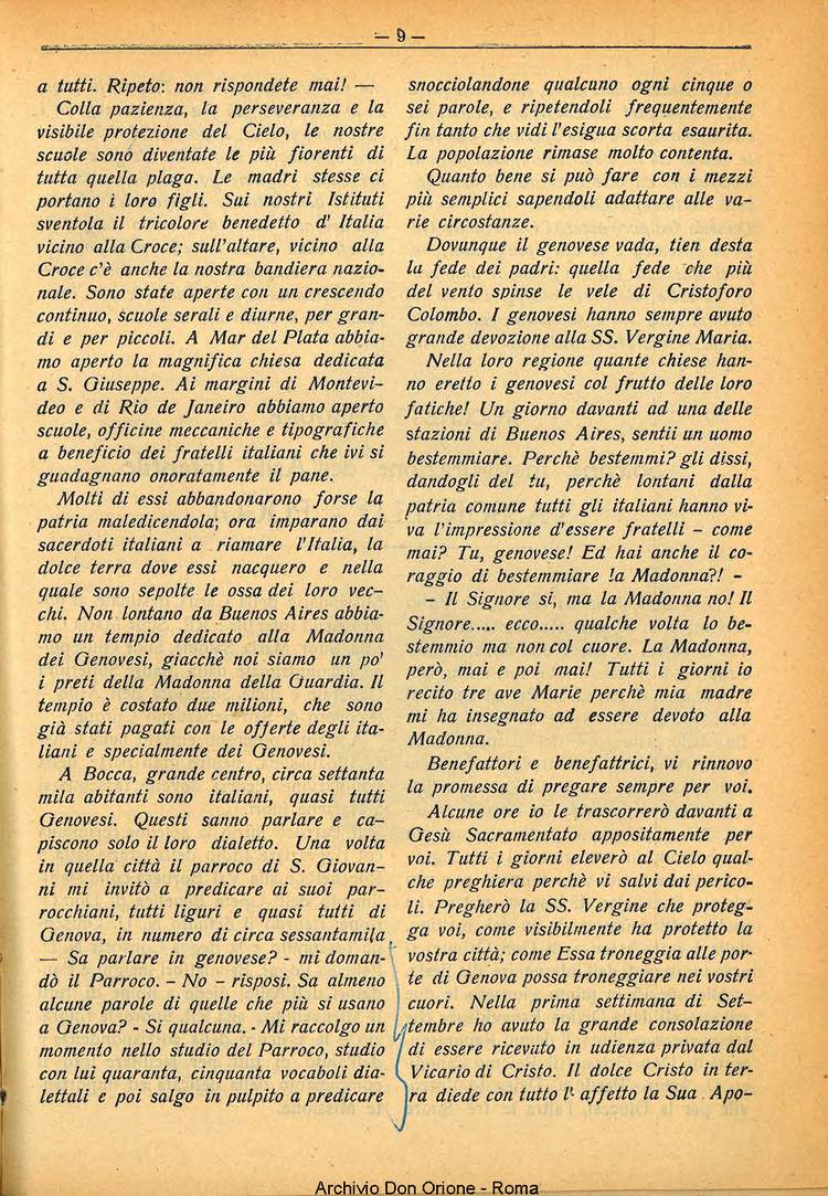 La piccola Opera della Divina Provvidenza, 29, 10, 01-10-1934, pagina 9
