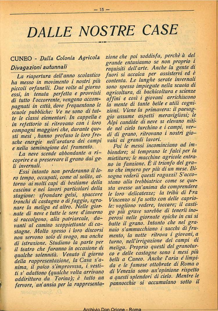La piccola Opera della Divina Provvidenza, 29, 10, 01-10-1934, pagina 15
