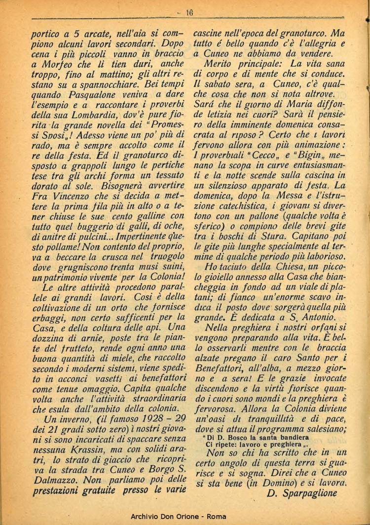 La piccola Opera della Divina Provvidenza, 29, 10, 01-10-1934, pagina 16