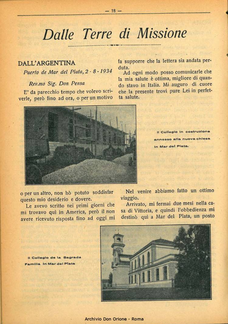 La piccola Opera della Divina Provvidenza, 29, 10, 01-10-1934, pagina 18