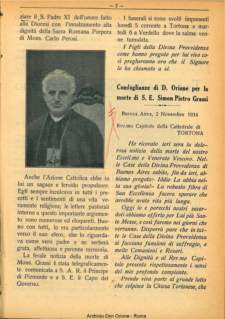 La piccola Opera della Divina Provvidenza, 29, 11, 01-11-1934, pagina 3