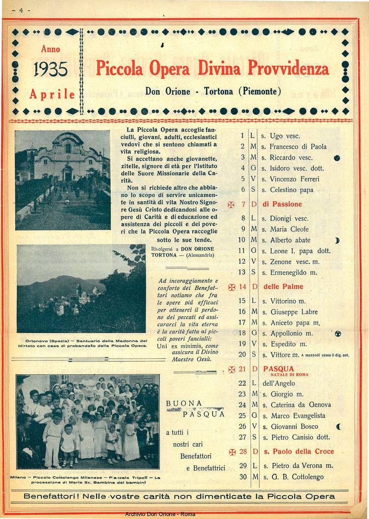 La piccola Opera della Divina Provvidenza, 29, 12, 01-12-1934, pagina 7