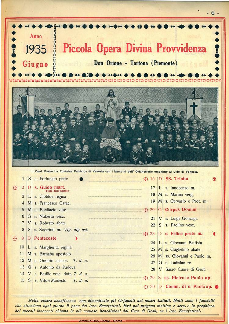 La piccola Opera della Divina Provvidenza, 29, 12, 01-12-1934, pagina 9