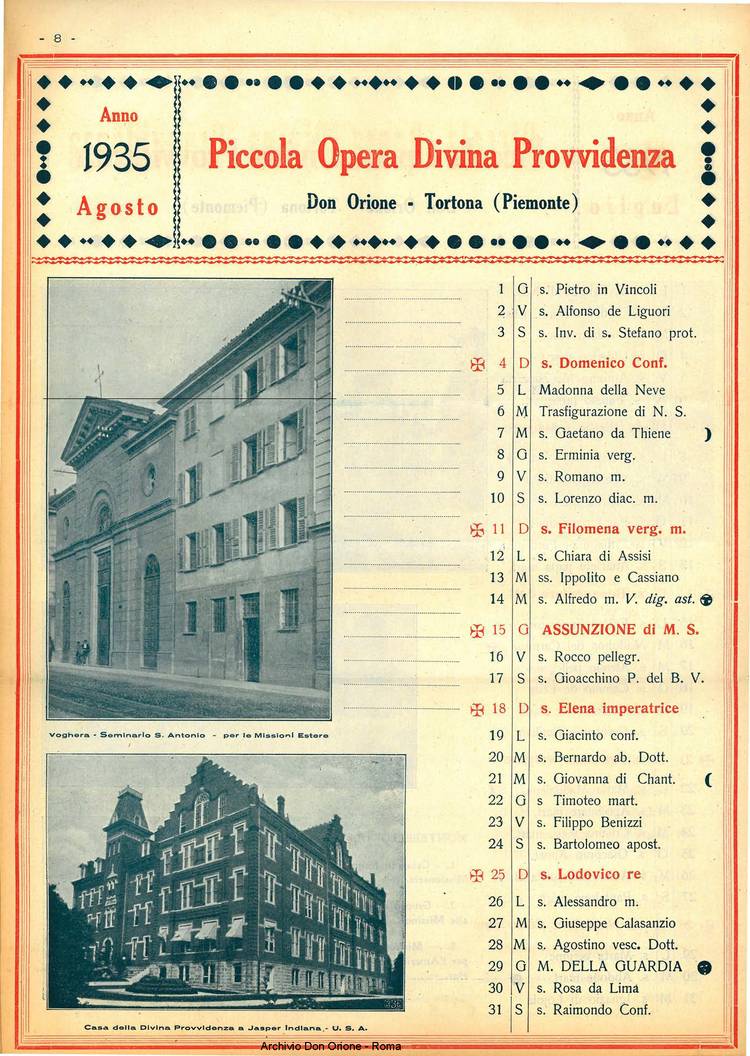 La piccola Opera della Divina Provvidenza, 29, 12, 01-12-1934, pagina 12
