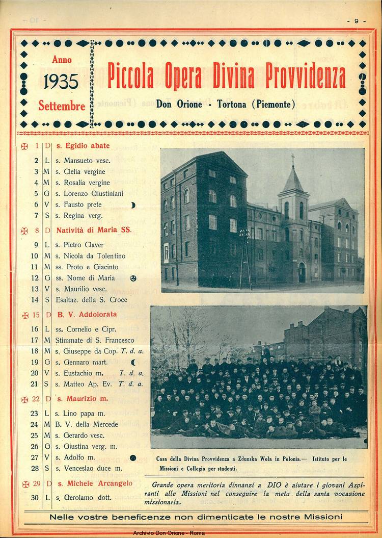 La piccola Opera della Divina Provvidenza, 29, 12, 01-12-1934, pagina 13
