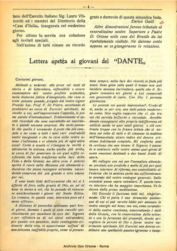 La piccola Opera della Divina Provvidenza, 30, 01, 01-01-1935, pagina 4