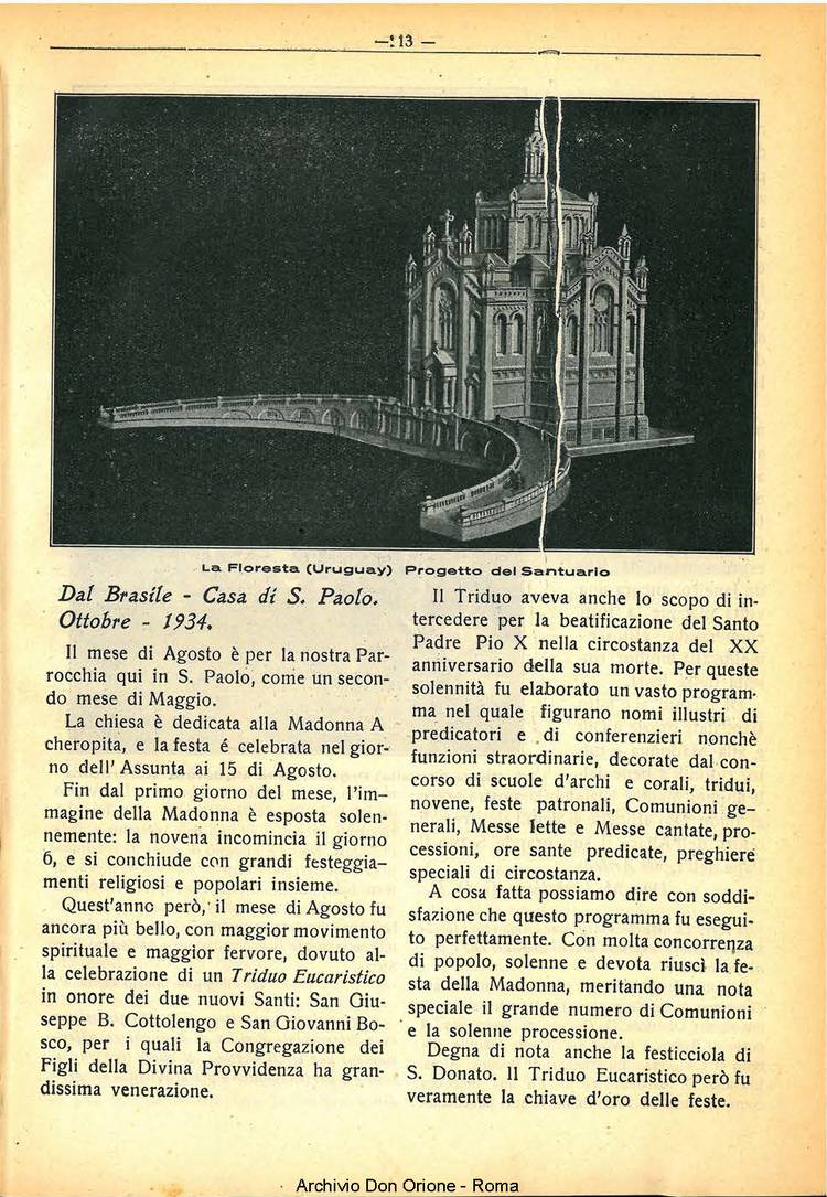 La piccola Opera della Divina Provvidenza, 30, 01, 01-01-1935, pagina 13