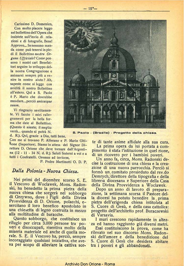 La piccola Opera della Divina Provvidenza, 30, 01, 01-01-1935, pagina 15