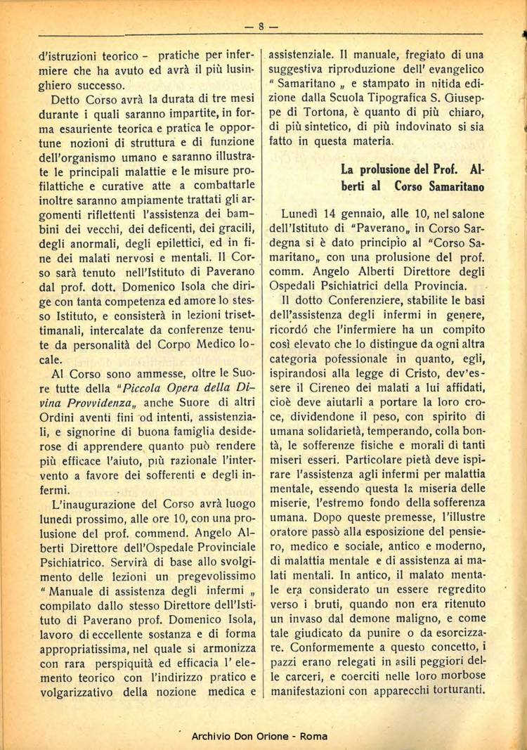 La piccola Opera della Divina Provvidenza, 30, 02, 01-02-1935, pagina 8