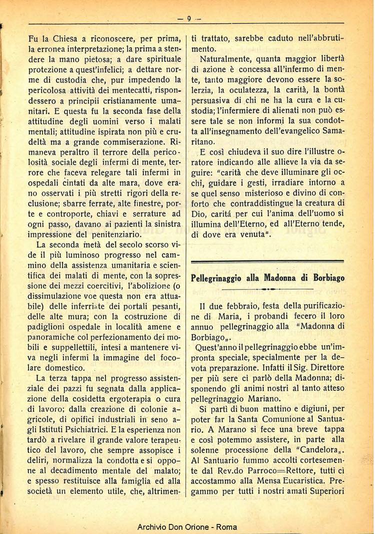 La piccola Opera della Divina Provvidenza, 30, 02, 01-02-1935, pagina 9