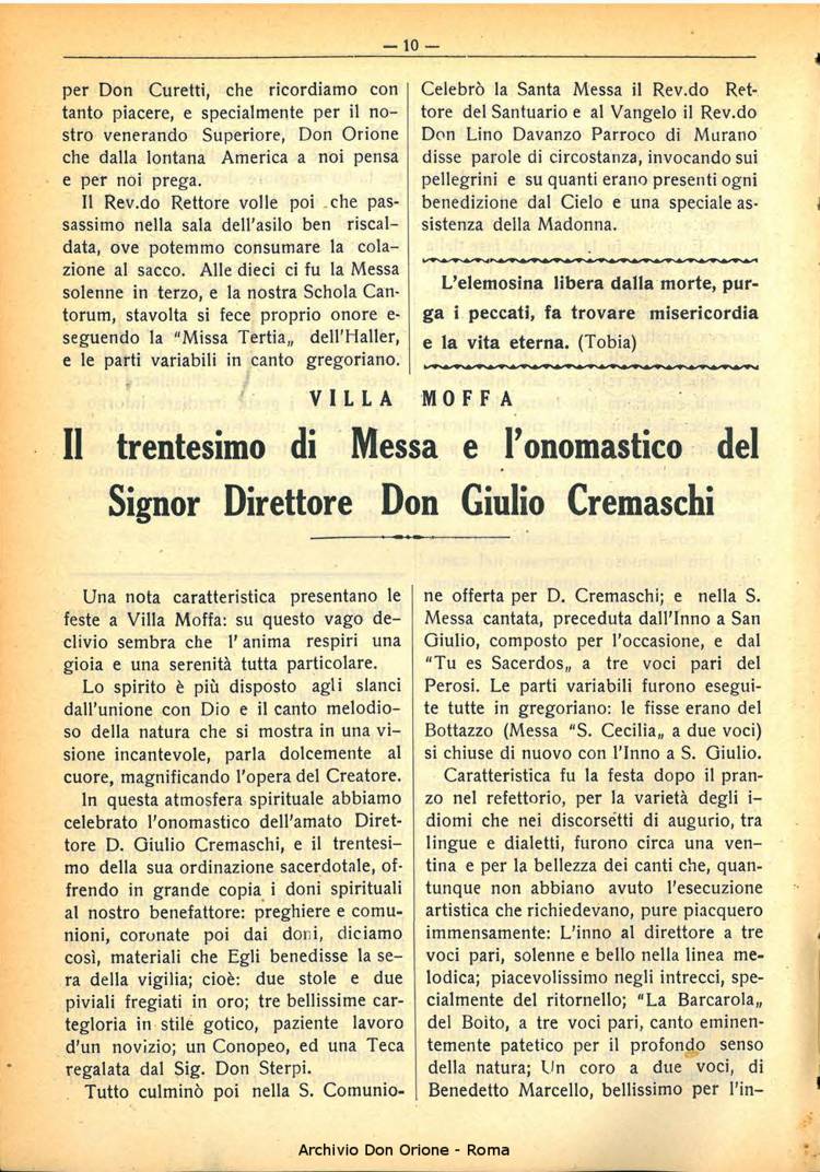 La piccola Opera della Divina Provvidenza, 30, 02, 01-02-1935, pagina 10