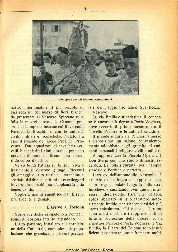 La piccola Opera della Divina Provvidenza, 30, 03, 01-03-1935, pagina 5