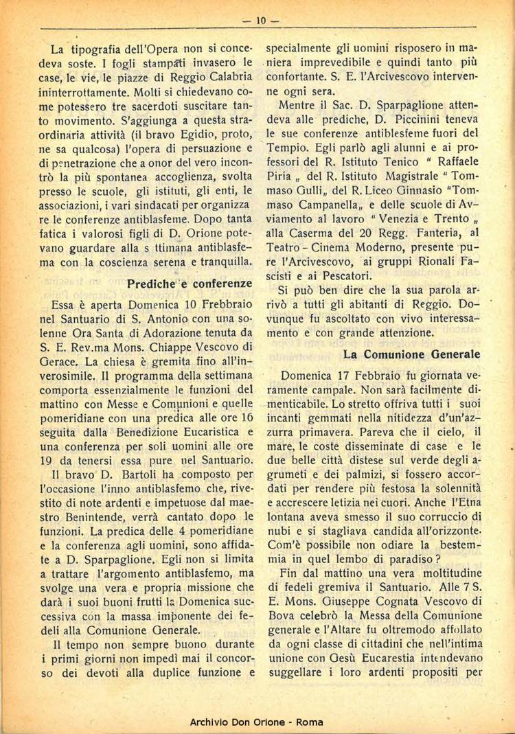 La piccola Opera della Divina Provvidenza, 30, 03, 01-03-1935, pagina 10