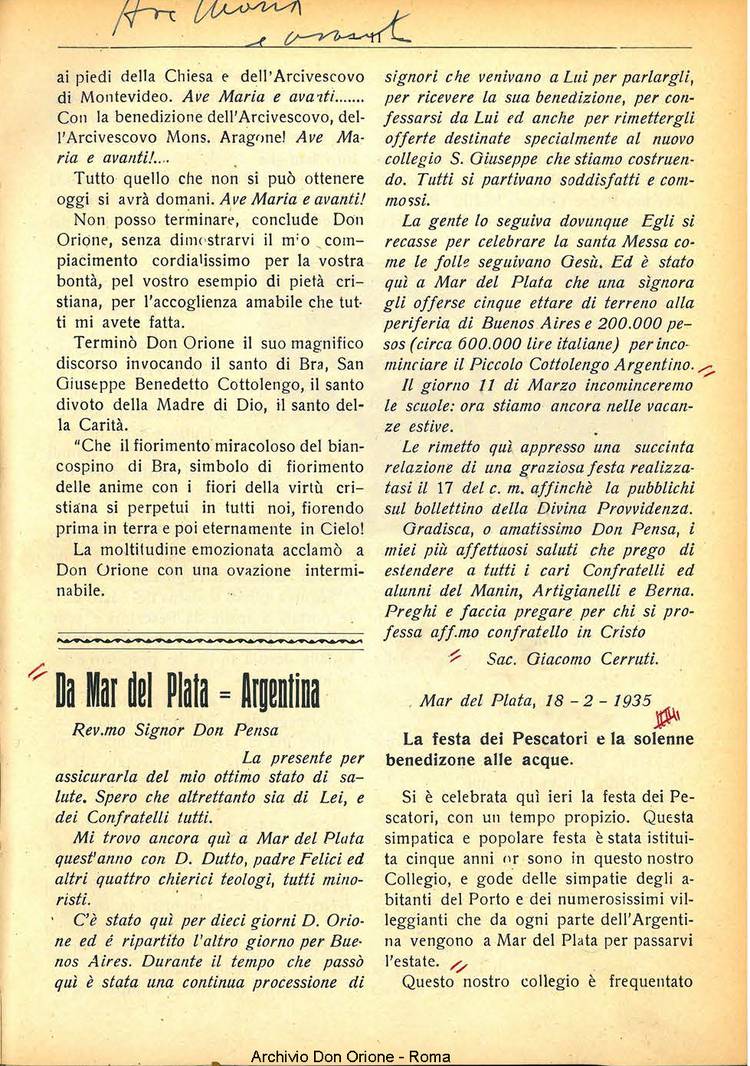 La piccola Opera della Divina Provvidenza, 30, 04, 01-04-1935, pagina 11