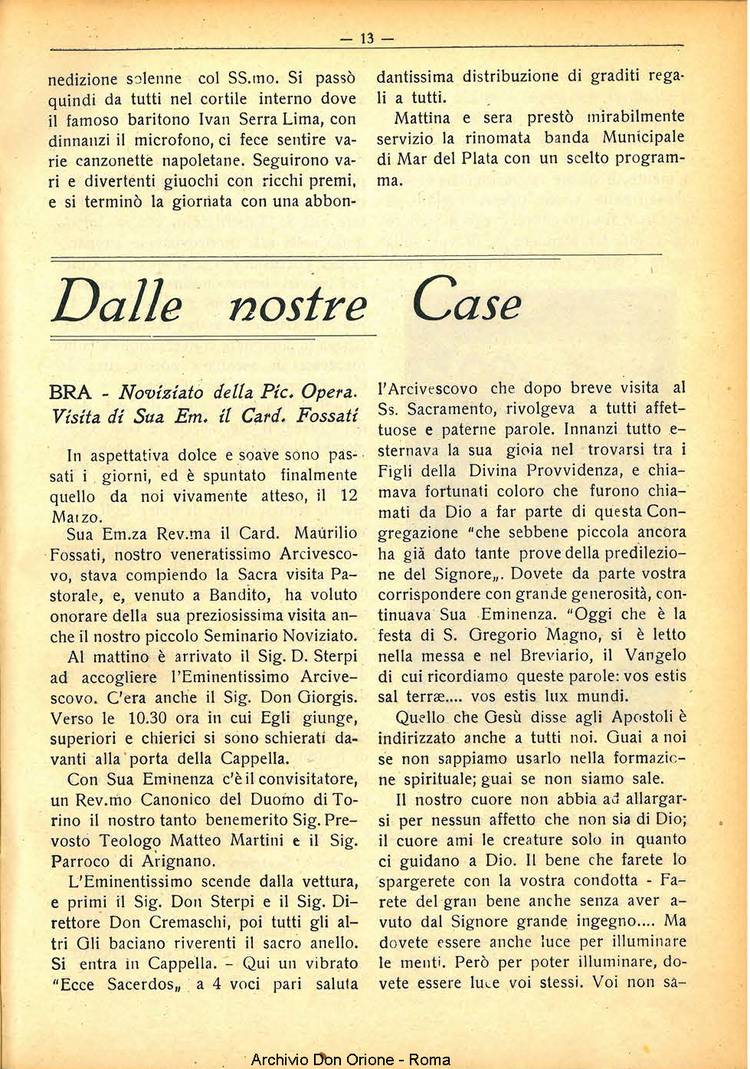 La piccola Opera della Divina Provvidenza, 30, 04, 01-04-1935, pagina 13