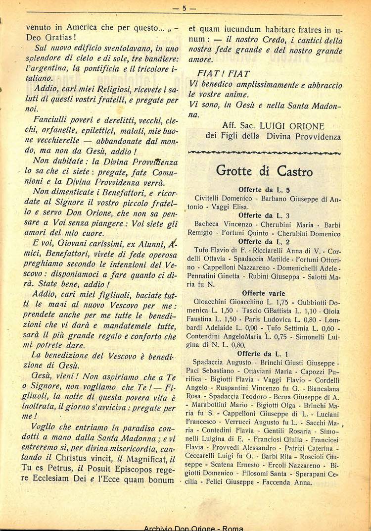 La piccola Opera della Divina Provvidenza, 30, 05, 01-05-1935, pagina 5