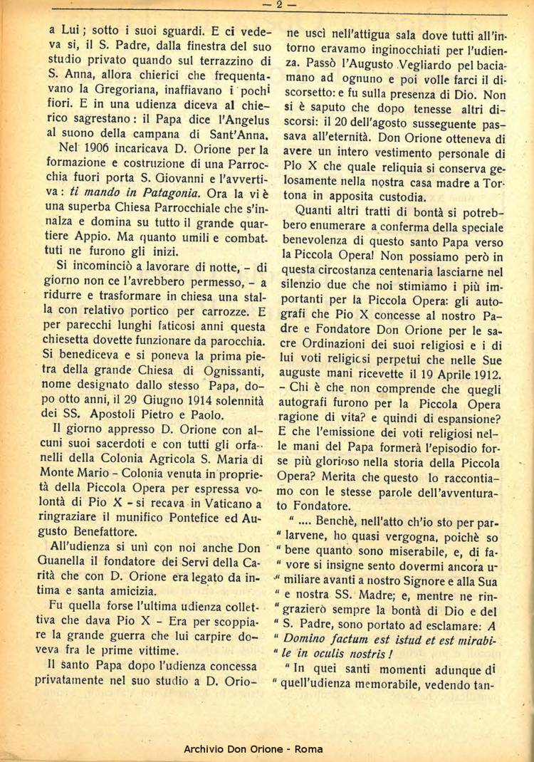 La piccola Opera della Divina Provvidenza, 30, 06, 01-06-1935, pagina 2