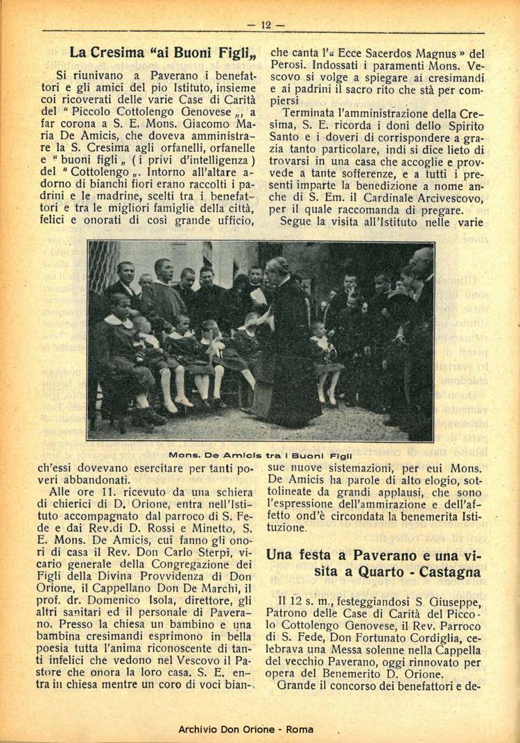 La piccola Opera della Divina Provvidenza, 30, 06, 01-06-1935, pagina 12