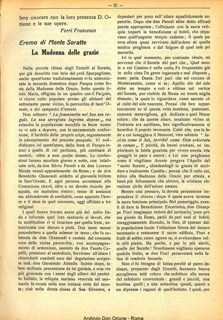 La piccola Opera della Divina Provvidenza, 30, 06, 01-06-1935, pagina 21