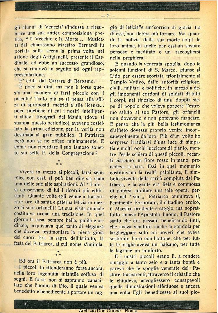 La piccola Opera della Divina Provvidenza, 30, 07, 01-07-1935, pagina 7