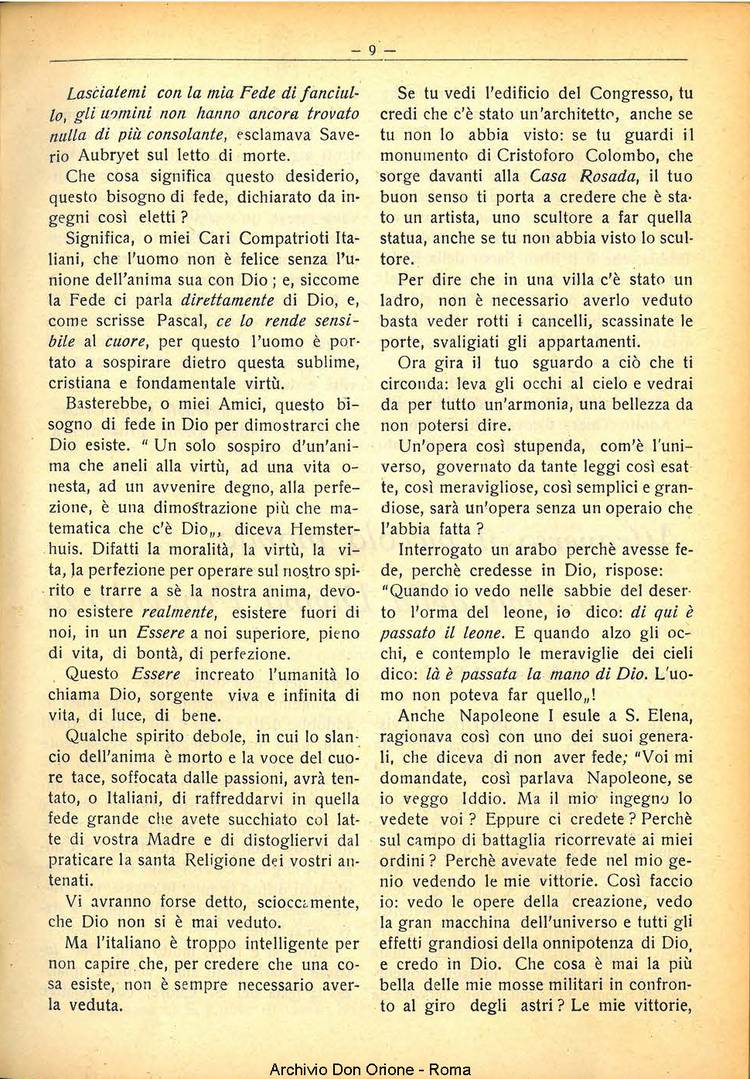 La piccola Opera della Divina Provvidenza, 30, 08, 01-08-1935, pagina 9
