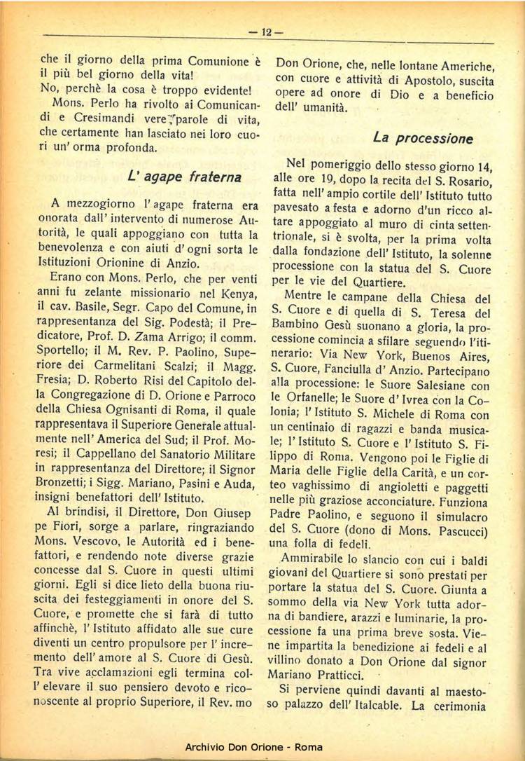 La piccola Opera della Divina Provvidenza, 30, 08, 01-08-1935, pagina 12