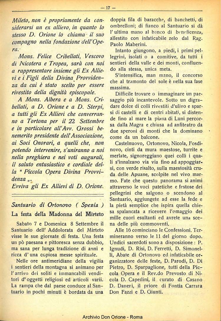La piccola Opera della Divina Provvidenza, 30, 09, 01-09-1935, pagina 17