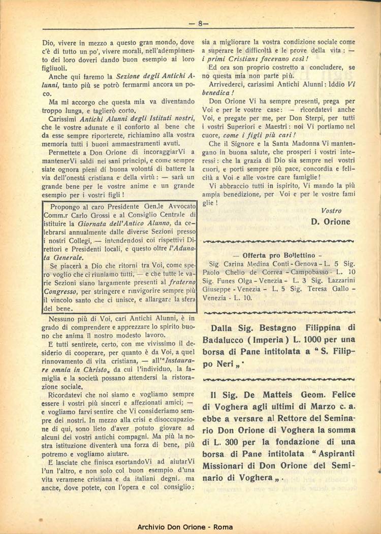 La piccola Opera della Divina Provvidenza, 30, 10, 01-10-1935, pagina 10