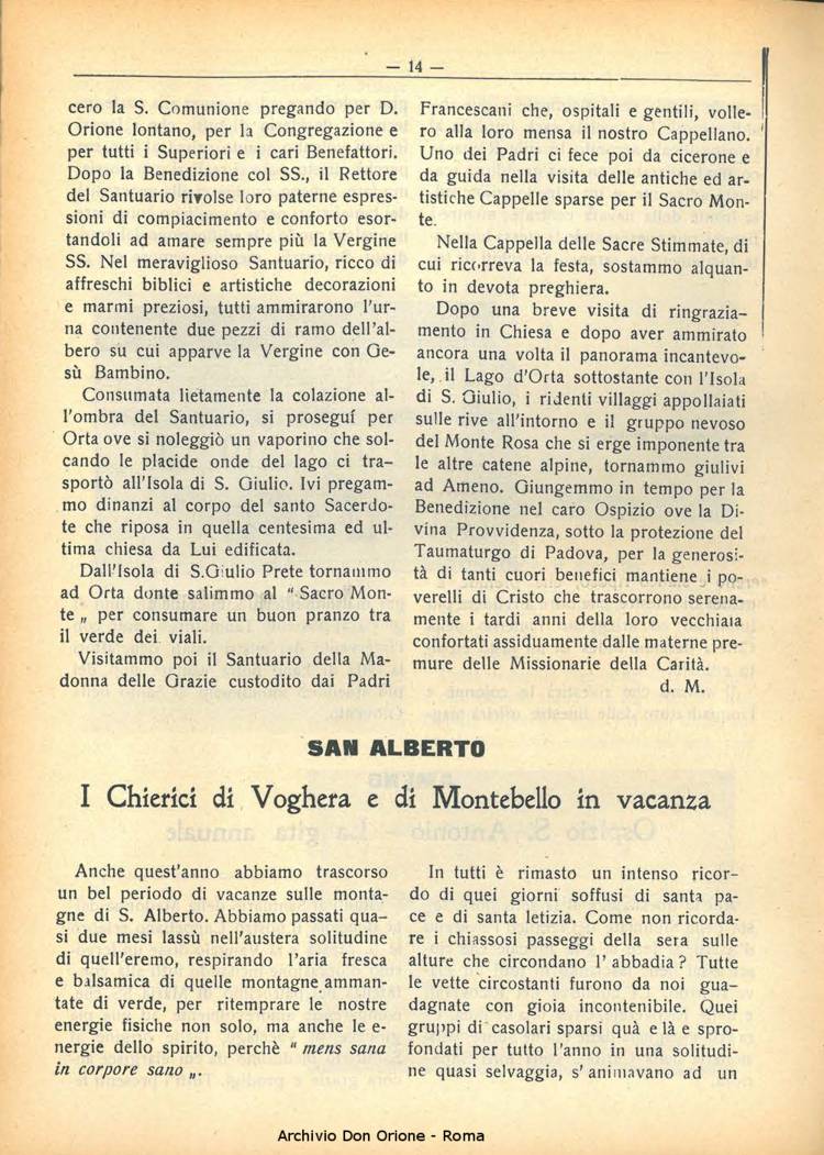 La piccola Opera della Divina Provvidenza, 30, 10, 01-10-1935, pagina 16