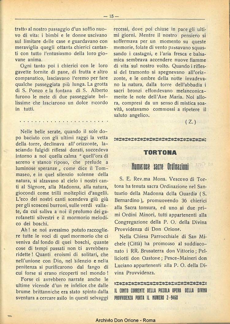 La piccola Opera della Divina Provvidenza, 30, 10, 01-10-1935, pagina 17