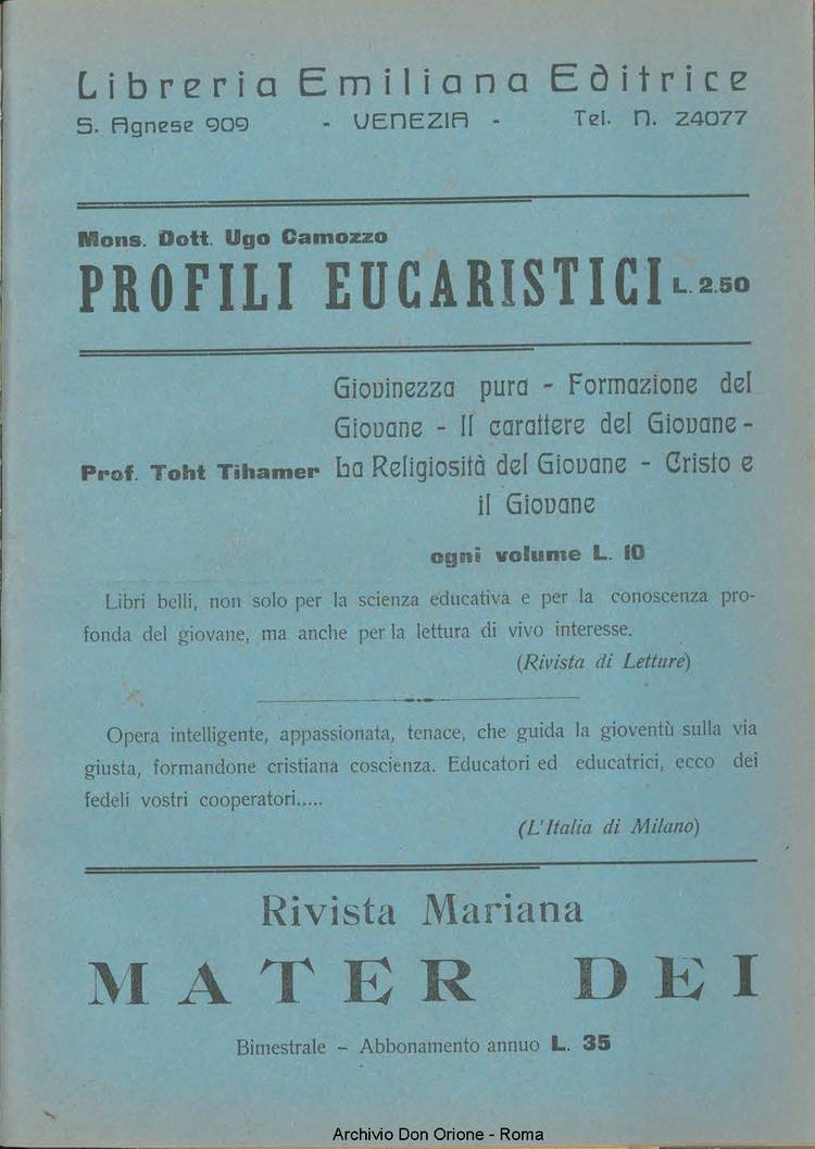 La piccola Opera della Divina Provvidenza, 30, 10, 01-10-1935, pagina 19
