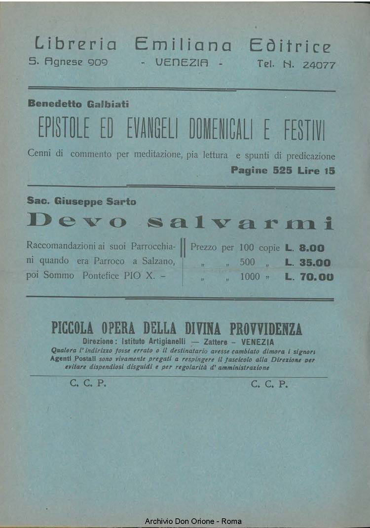 La piccola Opera della Divina Provvidenza, 30, 10, 01-10-1935, pagina 20