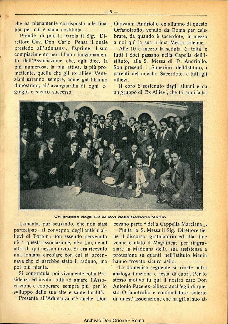 La piccola Opera della Divina Provvidenza, 30, 11, 01-11-1935, pagina 3