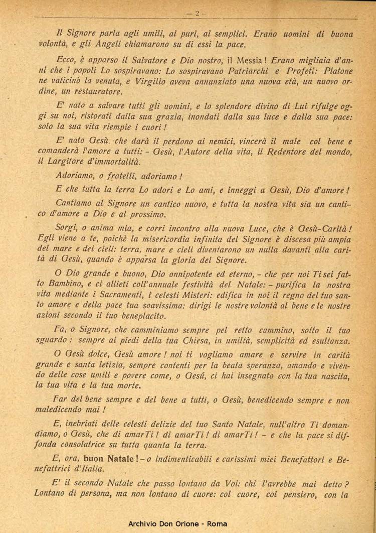 La piccola Opera della Divina Provvidenza, 30, 12, 01-12-1935, pagina 2