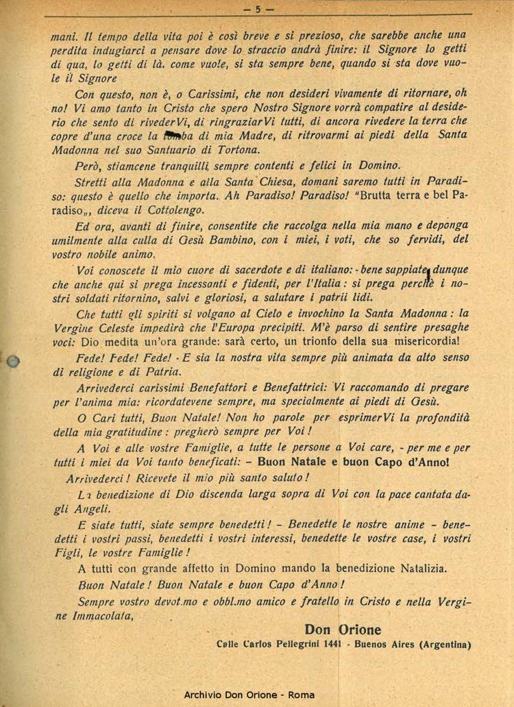 La piccola Opera della Divina Provvidenza, 30, 12, 01-12-1935, pagina 5