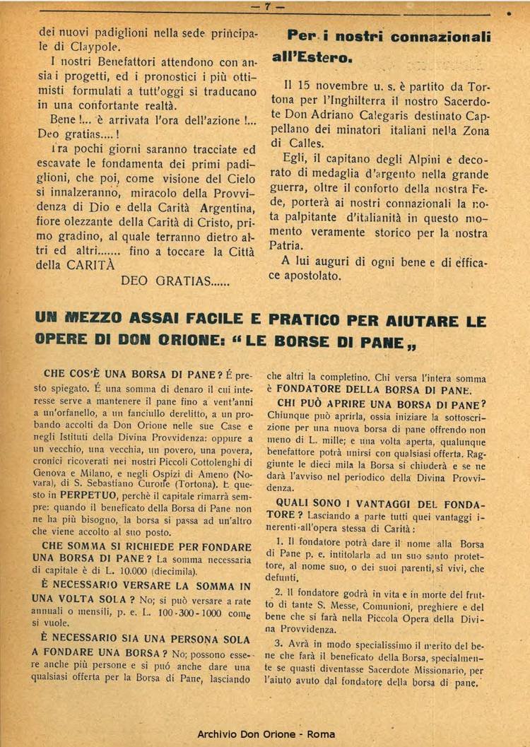 La piccola Opera della Divina Provvidenza, 30, 12, 01-12-1935, pagina 7