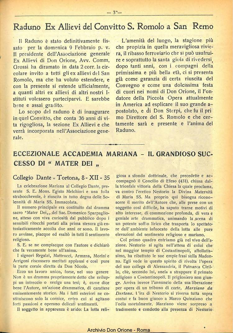 La piccola Opera della Divina Provvidenza, 31, 01, 01-01-1936, pagina 5