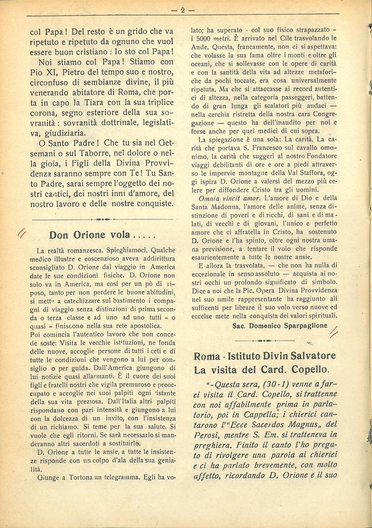 La piccola Opera della Divina Provvidenza, 31, 02, 01-02-1936, pagina 4