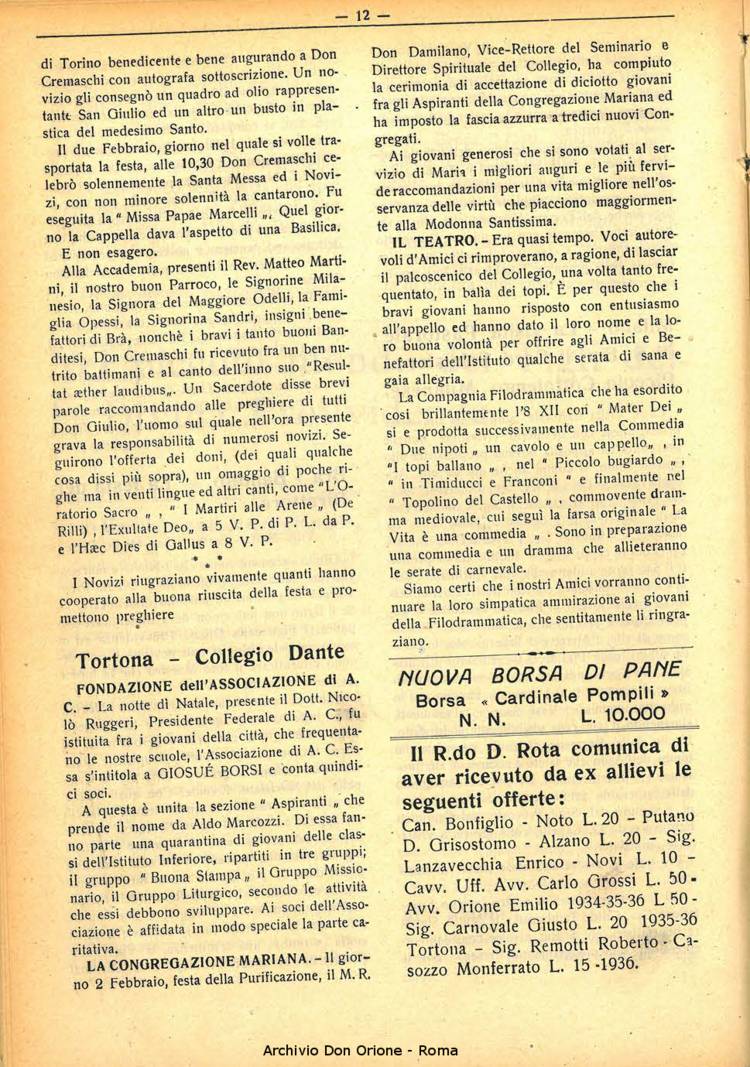 La piccola Opera della Divina Provvidenza, 31, 02, 01-02-1936, pagina 14