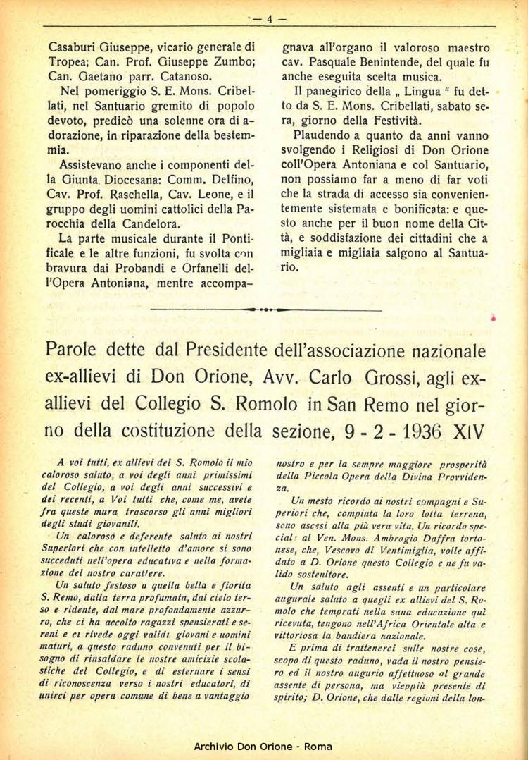 La piccola Opera della Divina Provvidenza, 31, 03, 01-03-1936, pagina 6