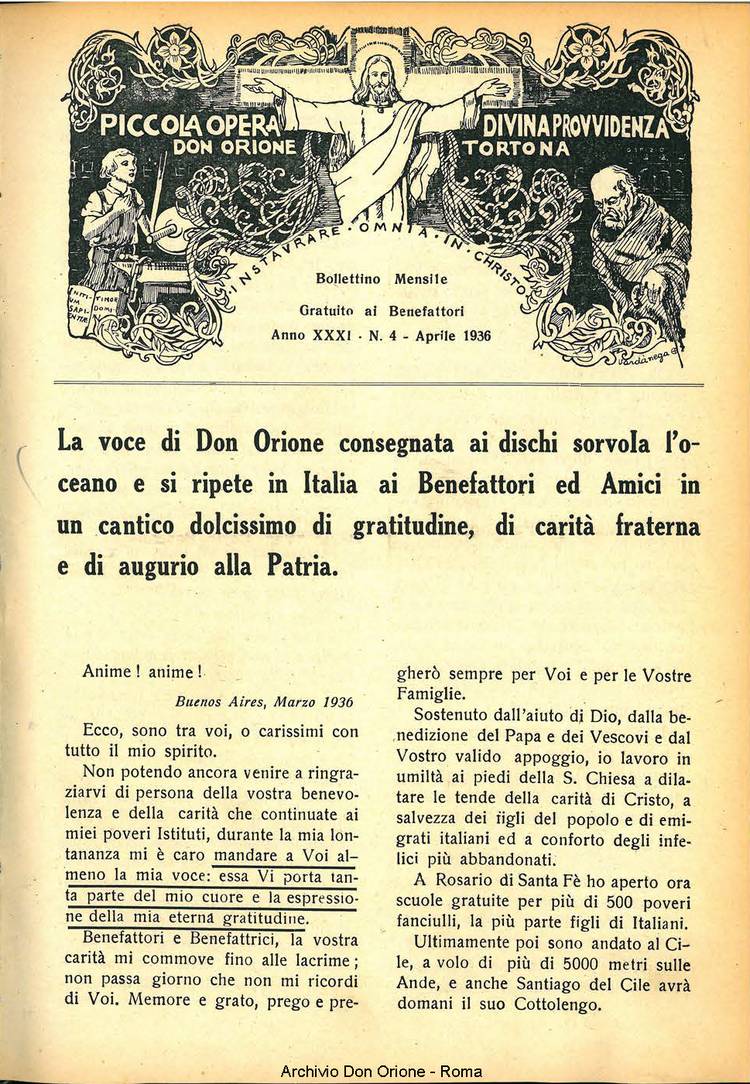La piccola Opera della Divina Provvidenza, 31, 04, 01-04-1936, pagina 3