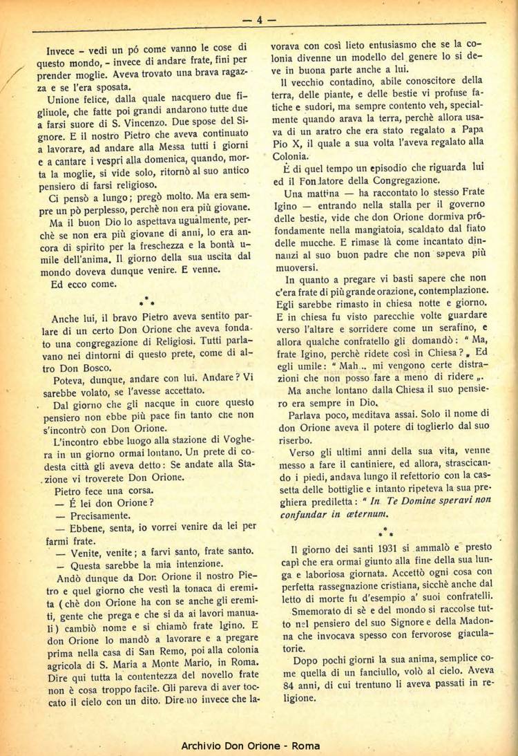 La piccola Opera della Divina Provvidenza, 31, 04, 01-04-1936, pagina 6