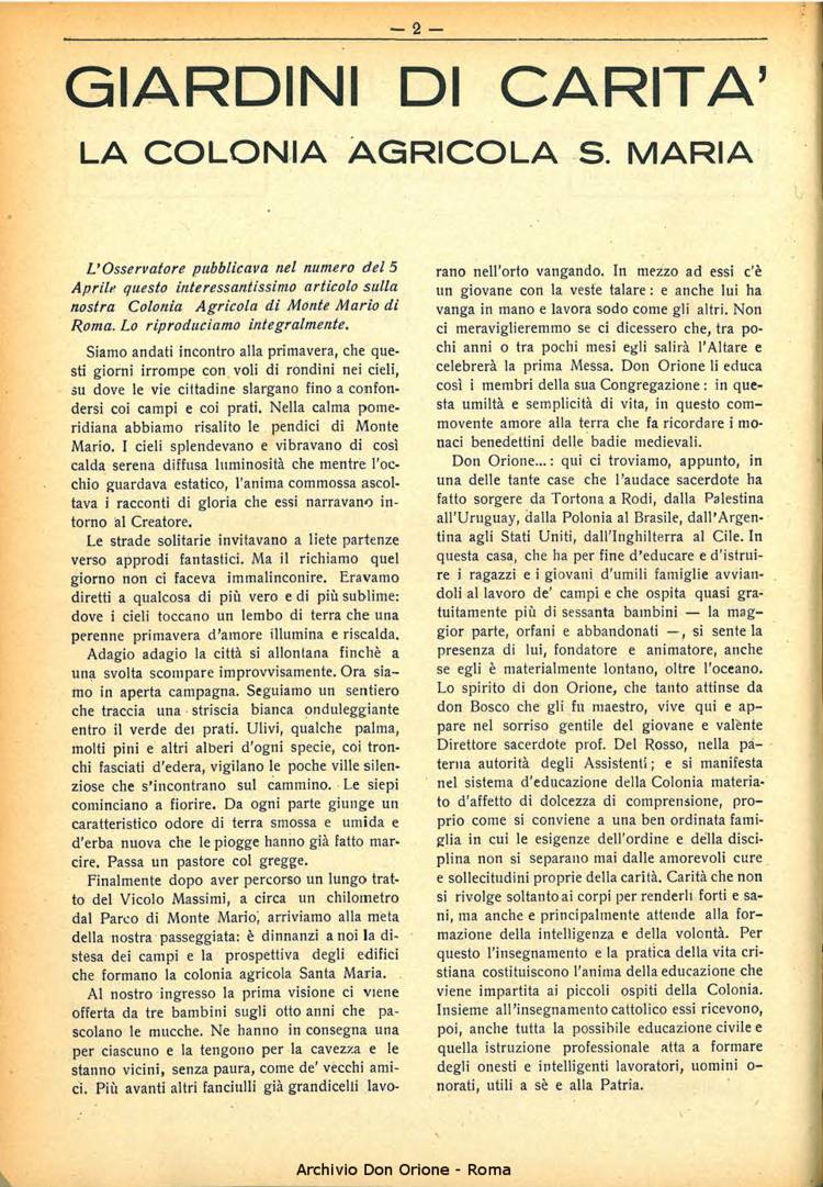 La piccola Opera della Divina Provvidenza, 31, 05, 01-05-1936, pagina 4